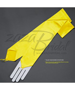 Stretch Satin Fingerless Gloves Opera Length 16BL - Various Colors - $15.99+