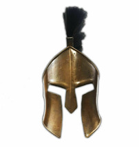 Antique Medieval 300 Spartan Leonidas 300 w/Black Plume Movie Replica Helmet Arm - £50.53 GBP
