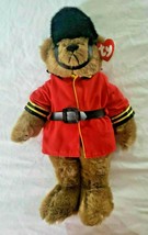 Ty Attic Treasures Bear Plush Toy Malcolm British Queens Guard Bear Jointed - £12.43 GBP