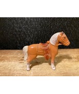 Vintage Unique 1950’s Hollow Cast Metal Toy Brown Horse Figurine Japan 2" - $13.50