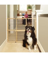 North States Wire Mesh Dog Gate 29.5 50&quot; Wide. Pressure Mount. No tools ... - £73.64 GBP
