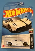 2023 Hot Wheels 17 Pagani Huayra Roadster White 13/250 1:64 Diecast Car Mattel - $5.89
