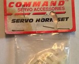 Hobbico Command Servo Horn Set HCAM1071 All Servos RC Radio Control Part... - £2.39 GBP