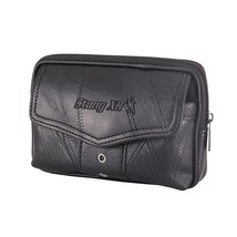 Genuine Leather Waist Packs Men Classic Texture Creative Delicate Design Travel  - £51.28 GBP