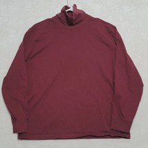 LL Bean Men&#39;s Sweater Size XL Maroon Pullover Sweat Shirt Long Sleeve Casual - £21.08 GBP