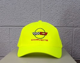 Corvette C4 Sports Car Adjustable Ball Cap Hat Chevy Chevrolet New - £16.78 GBP