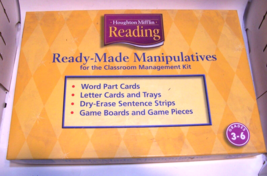 Houghton Mifflin Ready Made Manipulatives Grades 3-6 Reading Classroom Managemen - $96.03