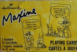 Maxine Comics Playing Cards Two decks by Hallmark Vintage humorous - £11.90 GBP