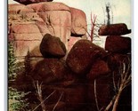 Balanced Rock Sherman Hill Wyoming WY UDB Postcard Z10 - $2.92