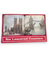 Vintage London Coasters (6) Sealed Tower Bridge Parliament England NOS S... - €21,60 EUR