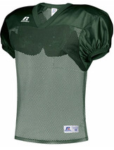 Russell Athletic S096BMK XL Adult Dark Green Football Practice Jersey-NEW-SHIP24 - £13.26 GBP