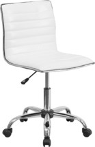 Office Chair With A Low Back And No Arms That Is Made By Flash Furniture. - £81.81 GBP