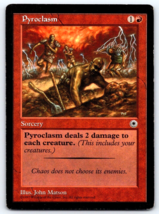 MTG Pyroclasm Portal Magic Card - £3.26 GBP