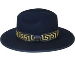  bruno capelo hat australian wool pinch front fedora wesley we974 navy gold 732462 thumb155 crop