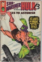 Tales To Astonish Comic Book #87 Marvel Comics 1967 FINE- - £12.32 GBP