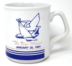 Boeing 737 The New Winner January 20, 1984 Coffee Cup Mug Made in England - £10.03 GBP
