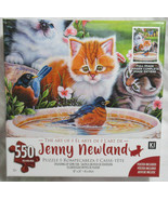 KI 550 Piece Puzzle The Art of Jenny Newland SPLASHING UP SOME FUN kitte... - £24.91 GBP