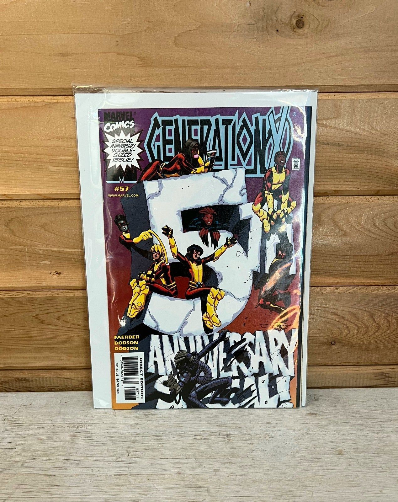 Primary image for Marvel Comics Generation X #57 Vintage 1999 5th Anniversary Double Issue