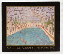 Canadian Pacific Trans Canada Limited Menu 1926 Crystal Garden Victoria B C - £116.97 GBP