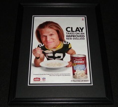 Clay Matthews 2013 Chunky Soup 11x14 Framed ORIGINAL Advertisement Packers - £27.62 GBP