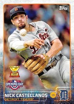 2015 Topps Opening Day #43 Nick Castellanos All Star Rookie  Detroit Tigers  - £0.69 GBP