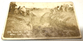 RPPC Mexico Revolution 1913 Mass Grave Of 63 Men After Battle 1904-18 Po... - $89.00