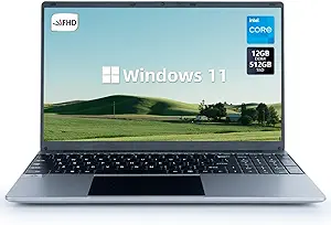 Laptop Computer 15.6&#39;&#39;With 12Gb Ddr4 512Gb Ssd, Quad-Core Intel Celeron ... - $389.99
