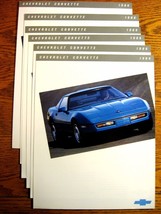 1986 Chevy Corvette Sgl Sheet Brochure LOT (6) pcs - $4.94