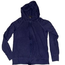 Victoria’s Secret BODY Navy Blue Loungewear hooded jacket Size Medium - $9.60