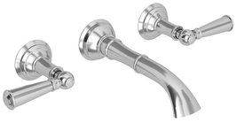 Newport Brass 3-2411/10B Double Handle Wall Mounted Bathroom Faucet with Metal L - £466.90 GBP
