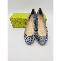 Gianni Bini Blue Stripe Gold Stars Flats Women&#39;s 6.5 M NWB - $39.99