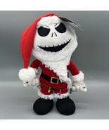 Nightmare Before Christmas Santa Jack Skellington Animated Plush Dancing... - $340.23 MXN
