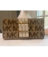 Michael Kors Large Logo Jacquard Continental Wallet With Buckle Strap &amp; ... - $103.77 CAD