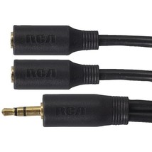 RCA AH202DR 3.5mm Stereo Headphone Y-Adapter - $28.17