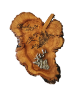 Vintage Handmade Wood Refrigerator Magnet Cloudcroft New Mexico Elk 5x3&quot;... - $40.99 CAD