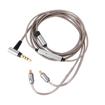 Silver Plated Audio Cable With mic For Audio-technica ATH-LS40 LS50 LS70 iS - £15.48 GBP