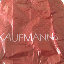 Defunct vintage Kaufmann&#39;s department store large plastic bag movie phot... - $19.75