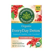 NEW Traditional Medicinals  EveryDay Detox SCHISANDRA Berry 16 Tea bags - £8.46 GBP