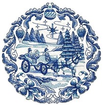 BeyondVision Custom and Unique Shades of Blue[ Delft Blue Christmas Carriage ] E - £10.11 GBP