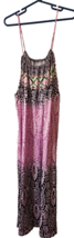 Unbranded Womens Dress Size Small Multi-Colored Floral Cotton / Polyeste... - $24.77