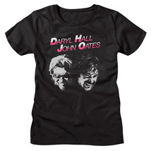 Hall &amp; Oates Faces Women&#39;s T Shirt Daryl &amp; John Pop Music Merch Private ... - £21.13 GBP+