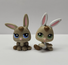 Authentic Littlest Pet Shop LPS Petriplets Rabbit # 1333 #1334 - £7.76 GBP