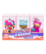 XOX Kweenie Quirky Kweens - 3pk Figurines and Display Case - $363.64 MXN