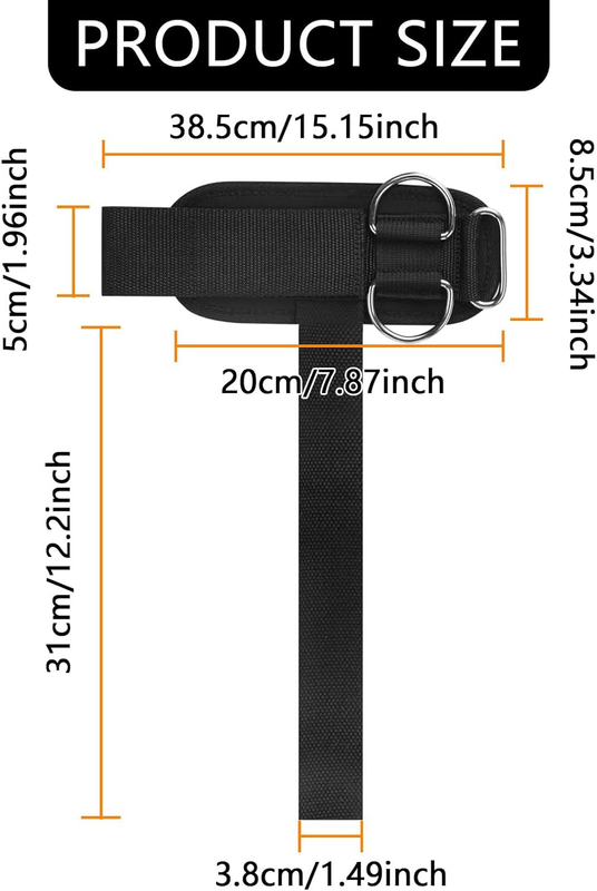 Weight Lifting Straps,Lifting Wrist Straps,Weight Straps,With D-Rings,Wrist Wrap Item image 2
