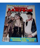 Madonna National Lampoon MagazineVintage 1985 All-Star Music Issue - $27.40 CAD
