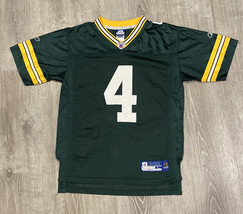 Brett Favre Jersey Youth Boys L Green Bay Packers Reebok Mesh NFL Vintage - $24.09