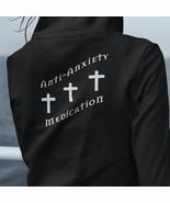 Heavy Blend™ Hooded Sweatshirt &quot;Anxiety Meds&quot; on Back of Hoodie wf - €27,15 EUR+