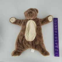 Kellytoy Kellybaby Kelly Toy Baby K Luxe Brown Teddy Bear Rattle Crinkle Blanket - £61.91 GBP