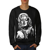 Wellcoda Woman Fab Legend Mens Sweatshirt, Iconic Casual Pullover Jumper - £23.72 GBP+