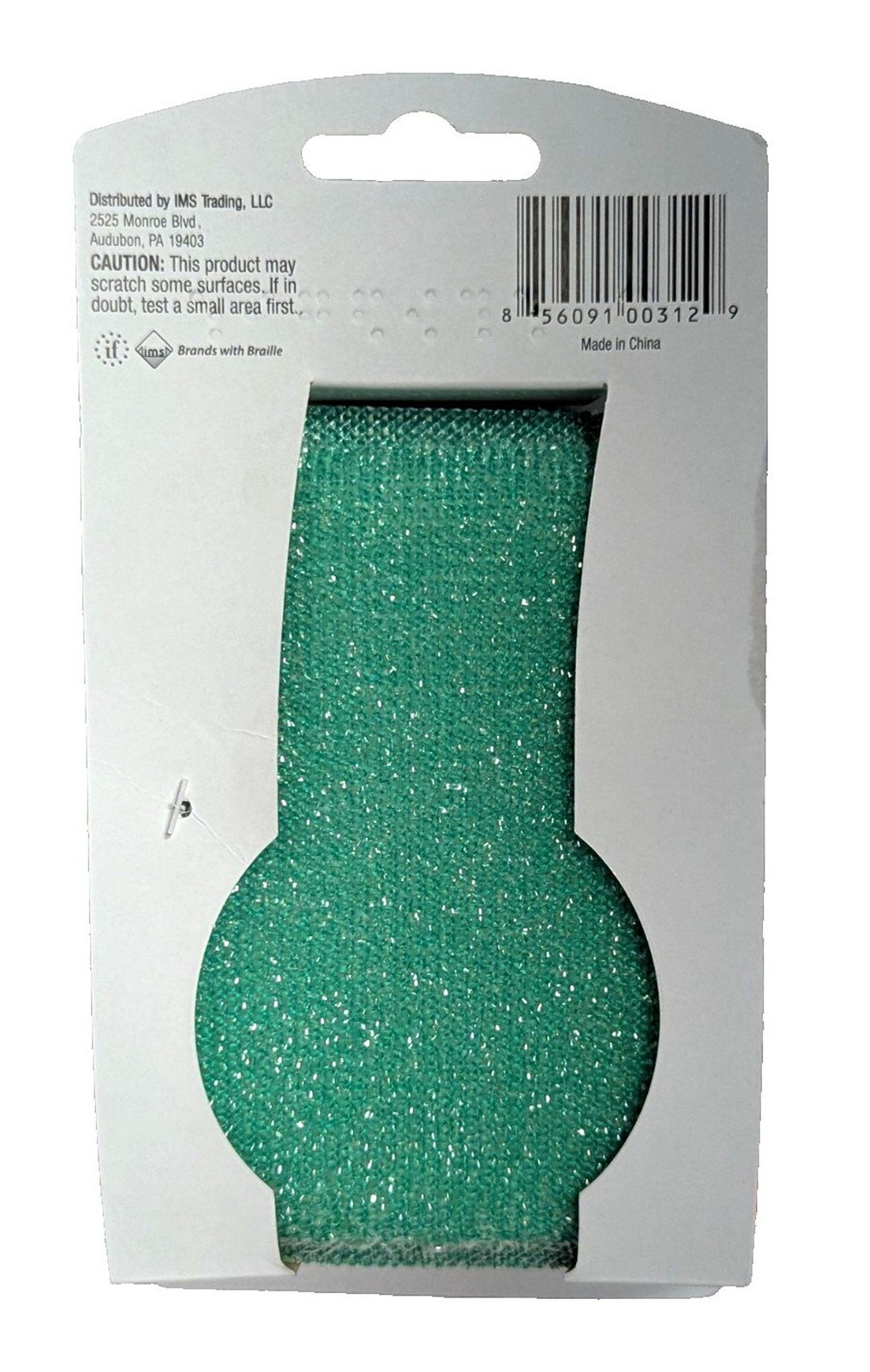 IMS Practical Matter Sparkle Sponge 2pc Blue Orange Green Kitchen Cleaner NEW Item image 4